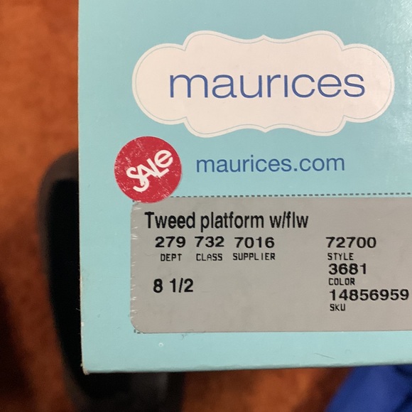 Maurice’s brown Tweed Pump size 8.5 - Picture 4 of 4